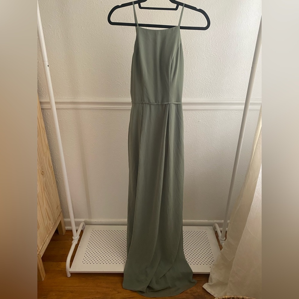 Sage bridesmaid dress